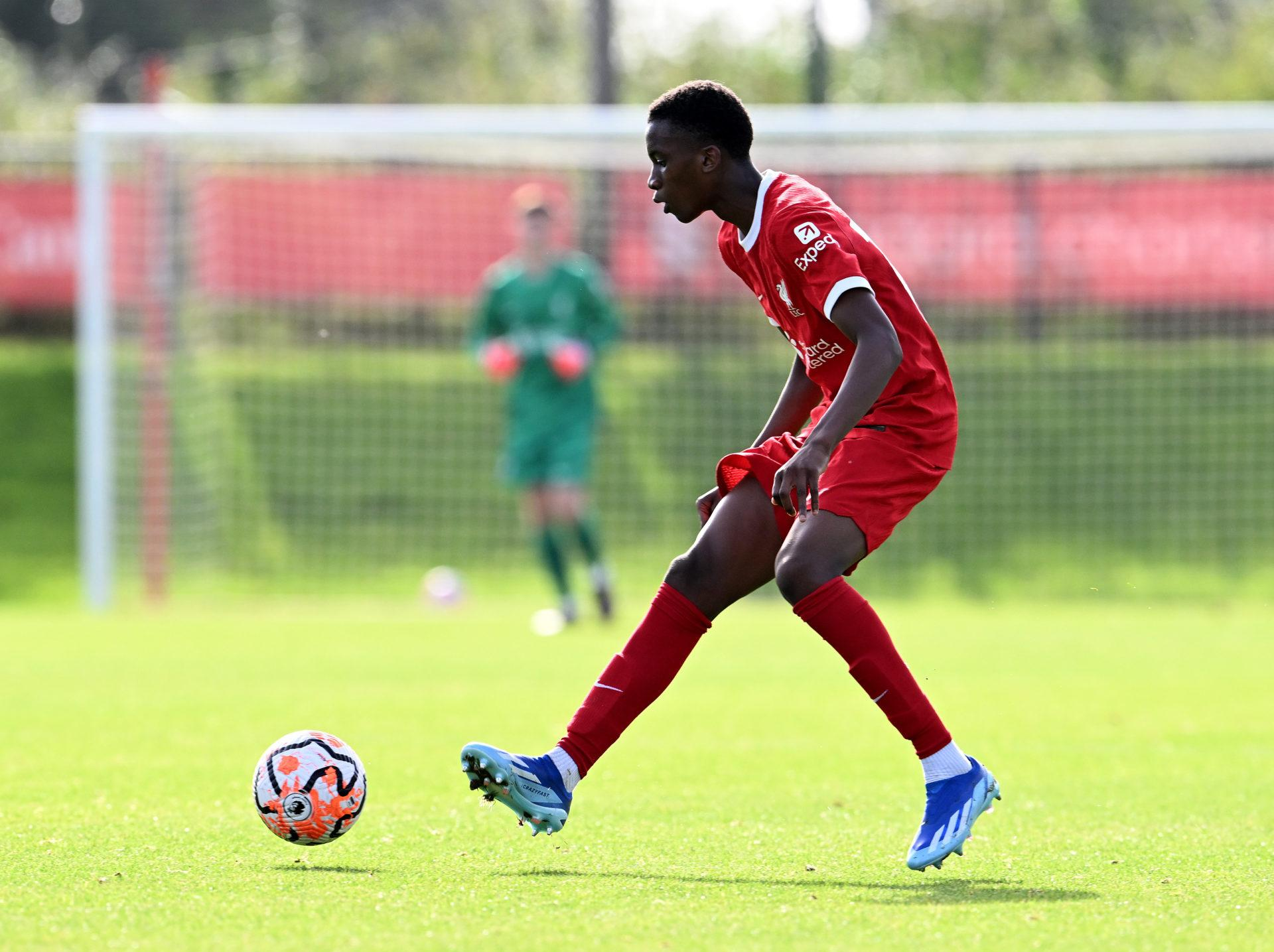 Trey Nyoni develops his skills as a young Liverpool midfielder competing for first-team opportunities.